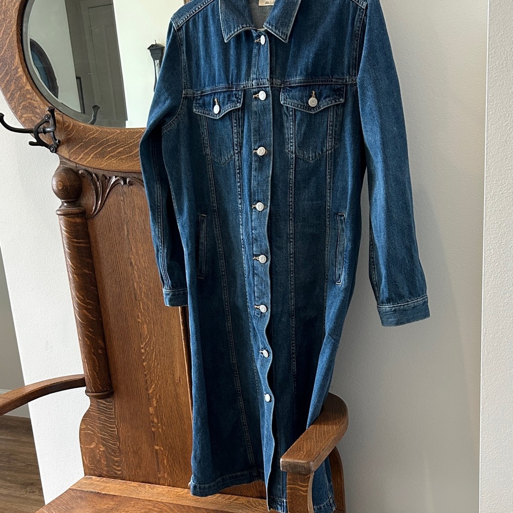 Gap 1969 collection denim dress or coat. Length 42” Width 19” Like new